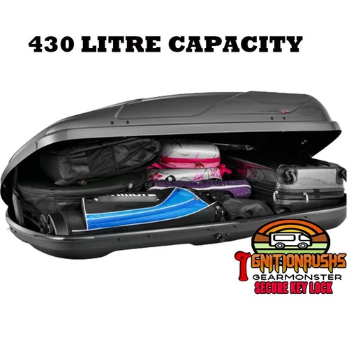Car roof box 430 litre - litre, hard