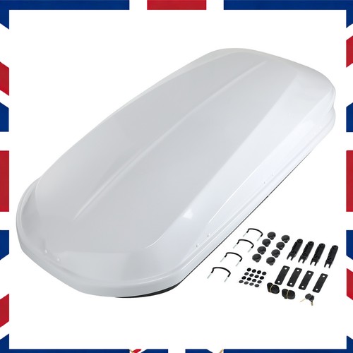 Car roof box gloss - gloss, white