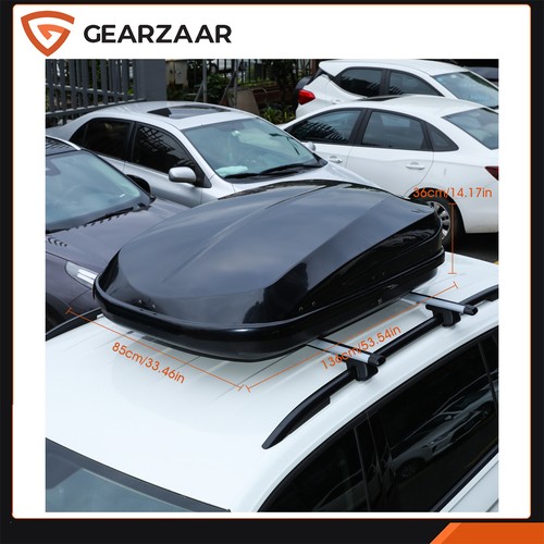 400l hard shell roof box - roof,