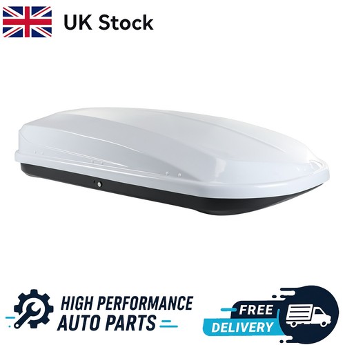 Car roof box 400l - roof, white