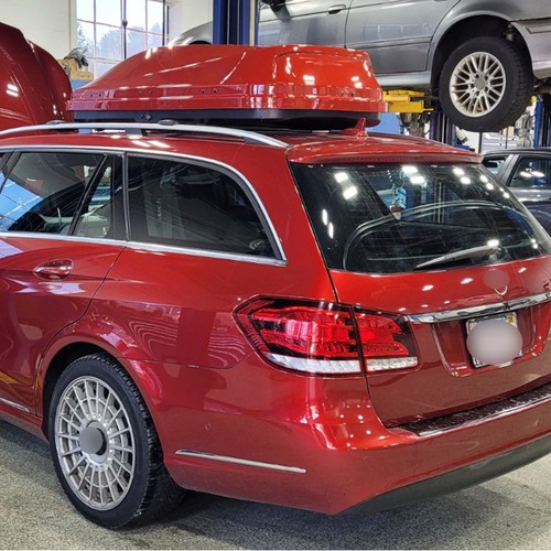 Car roof box gloss - in, red